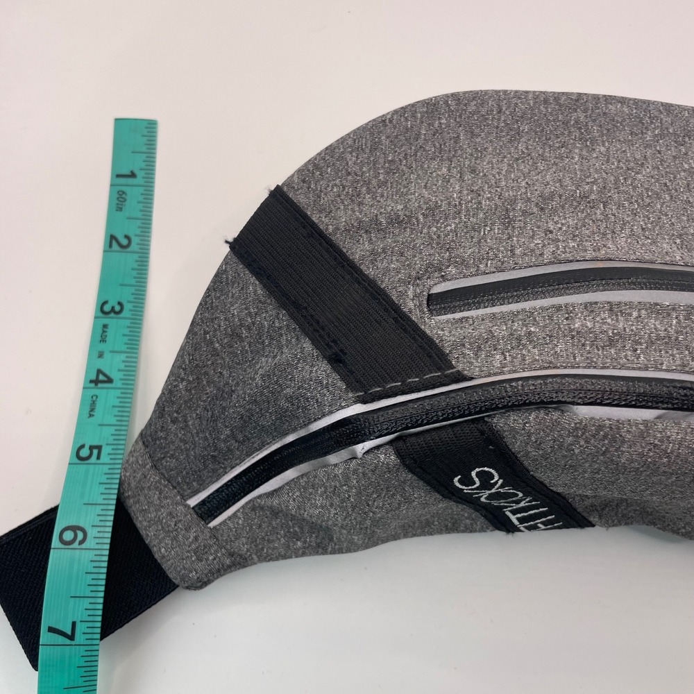 Fitkicks Fitpack Heathered Gray Waist Bag Running Belt Fanny Pack Adjustable - Picture 7 of 11